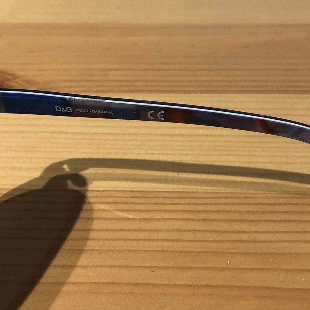 D&G Dolce & Gabbana Sunglasses in Blue and White - Picture 4 of 5